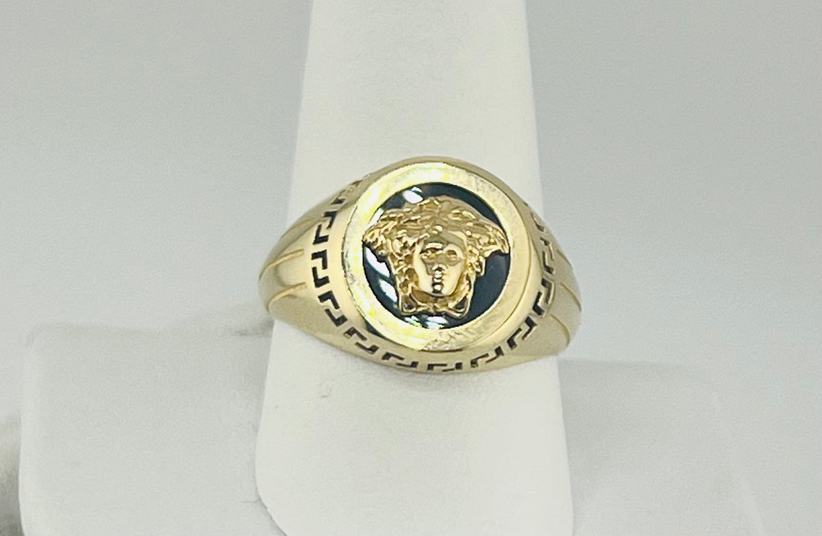 14k medusa with black