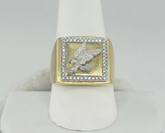 14k ring eagle