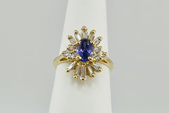14k ring purple stone