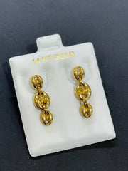 14k Gucci Style earrings