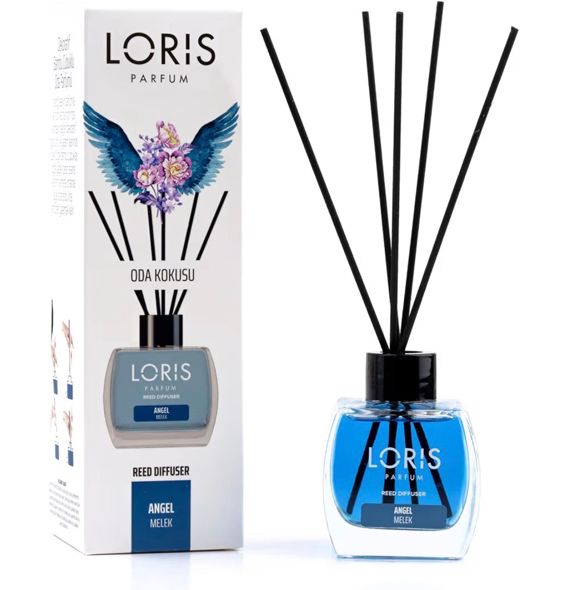 Loris Reed Diffuser - Angel - Aromatic Home Fragrance with Natural Essential Oils, 4.06 fl oz
