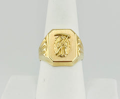 14k ring men Santa Muerte