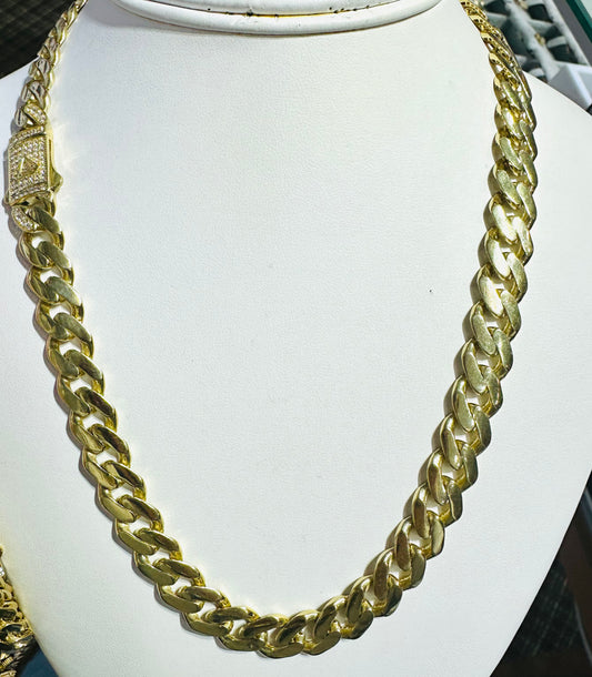 14k monaco necklace man 20” 11mm