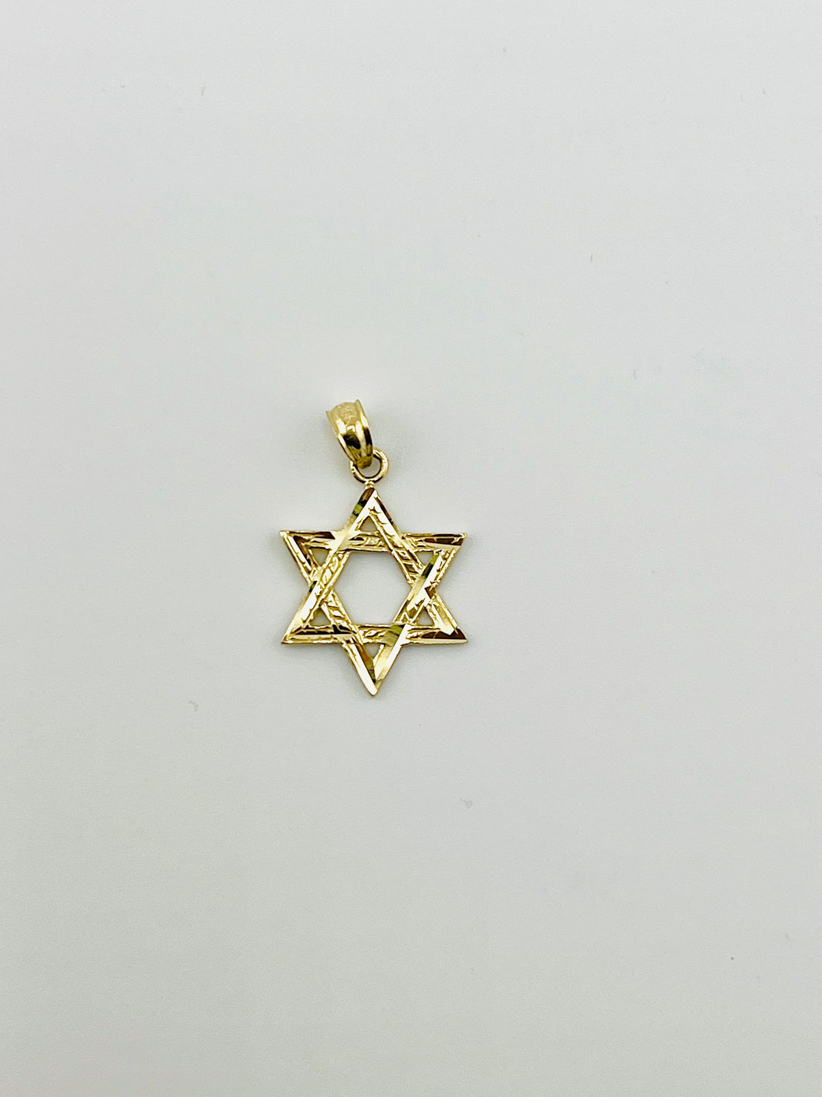 10k estrella de david in yellow gold