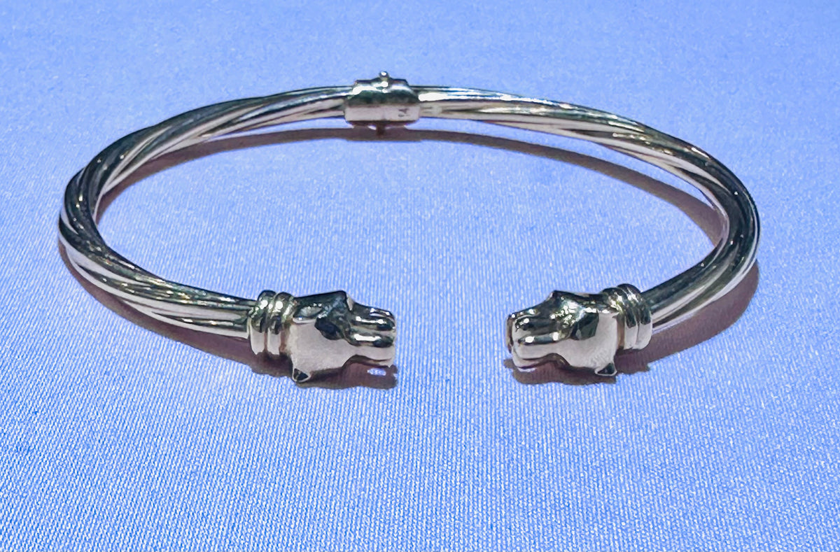 14k bangle panter