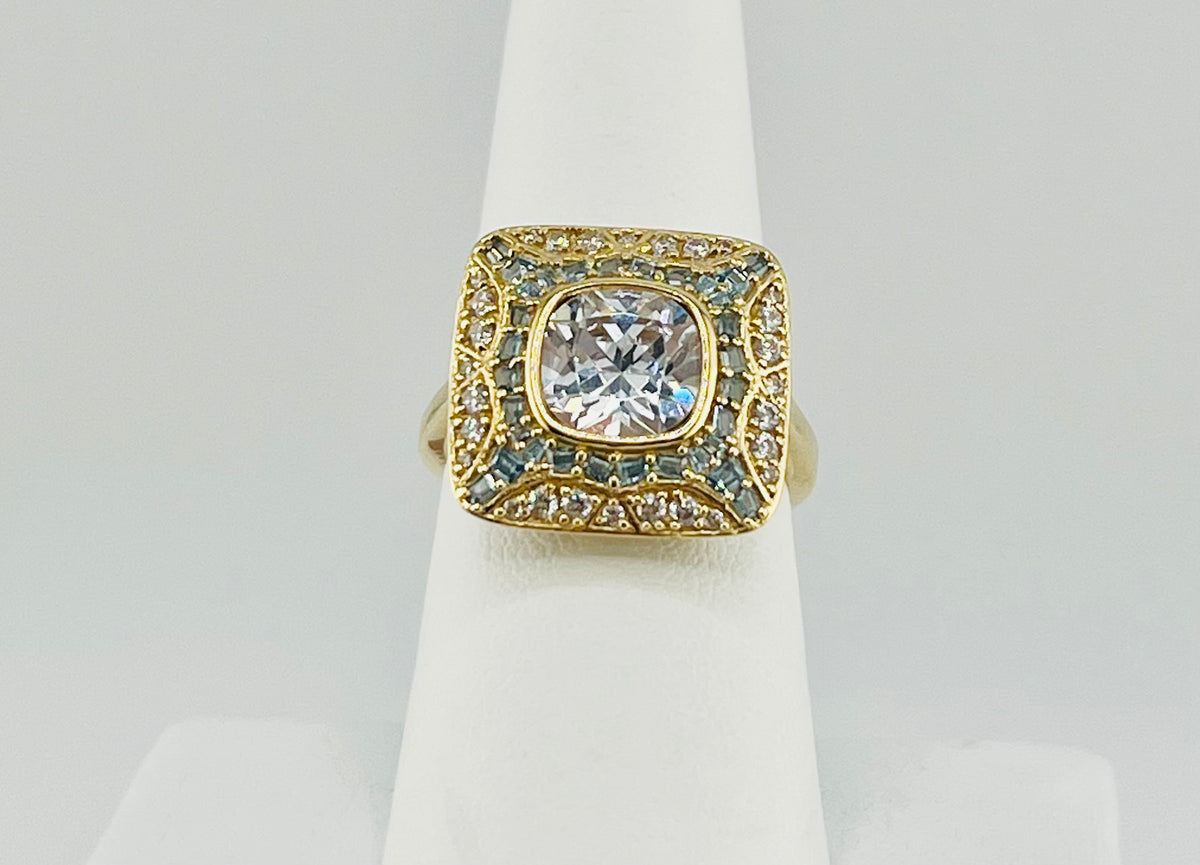 14k ring 3color