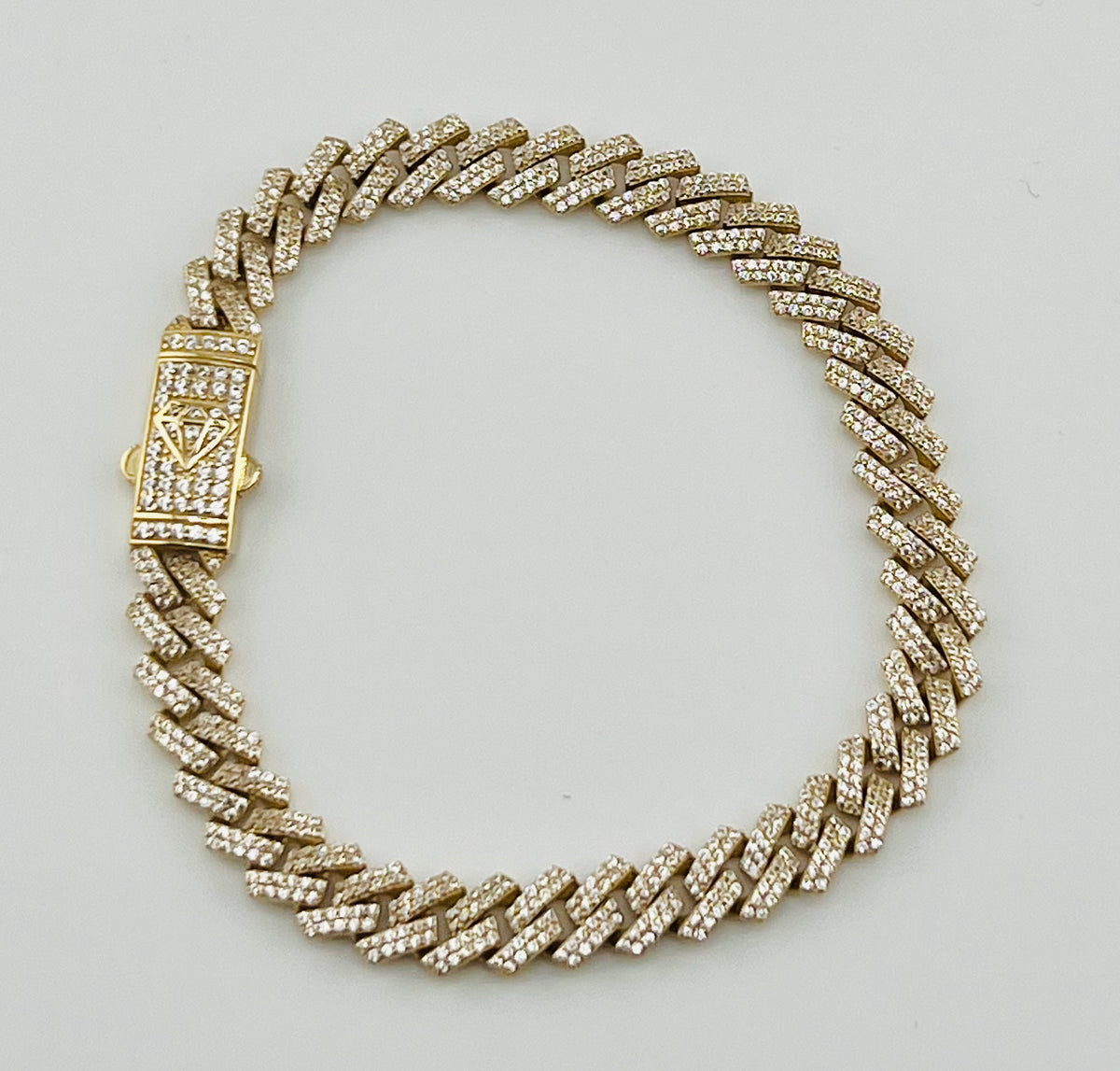 14k bracelet monaco with stones