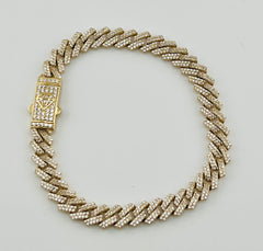 14k bracelet monaco with stones