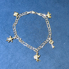 14k charm bracelet