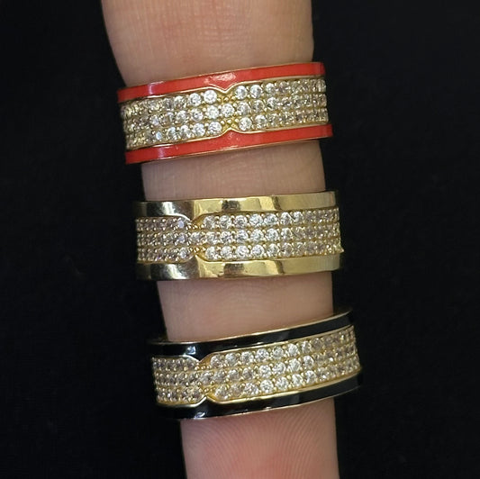 14k band with color