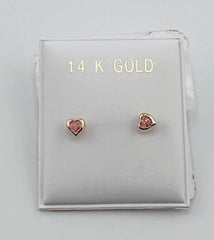 Baby earing heart shape