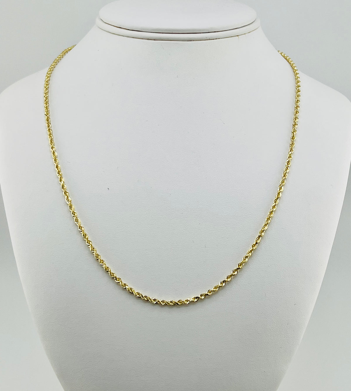 14k rope chain 20”