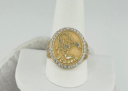 14k ring scorpion