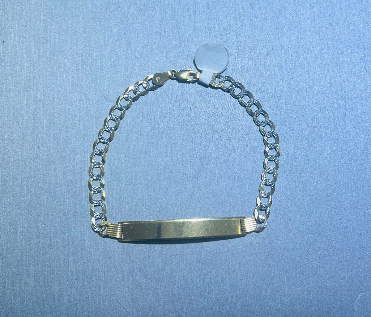14k cuban link 2 tones 7” 6mm