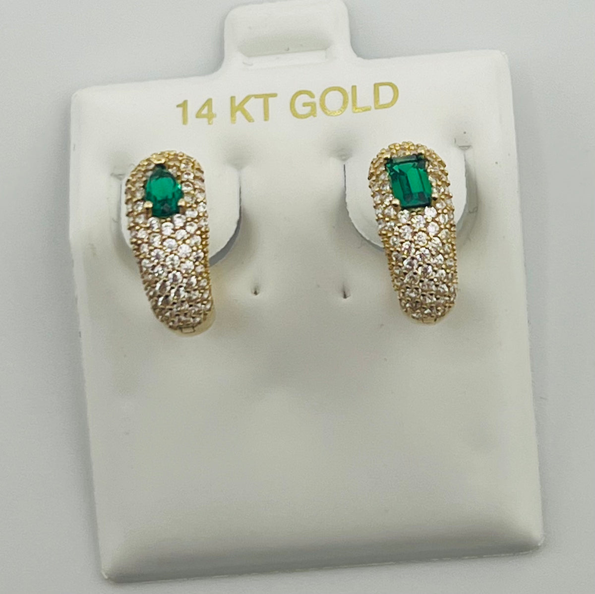 14k ladies earring hoop