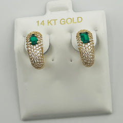 14k ladies earring hoop