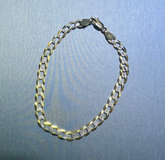 14k cuban link bracelet 8” 6mm