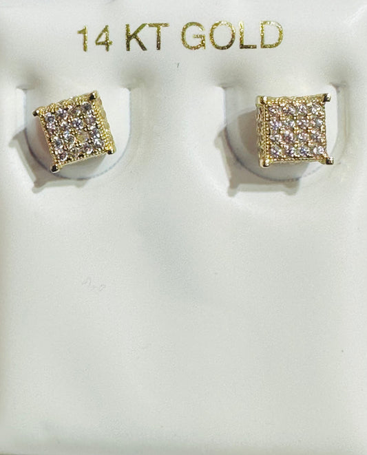 14k earing cz