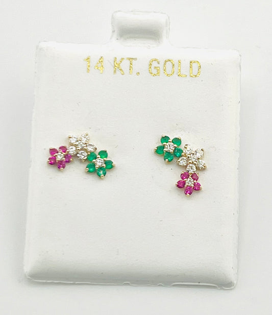 14k Baby and ladies earing call for color