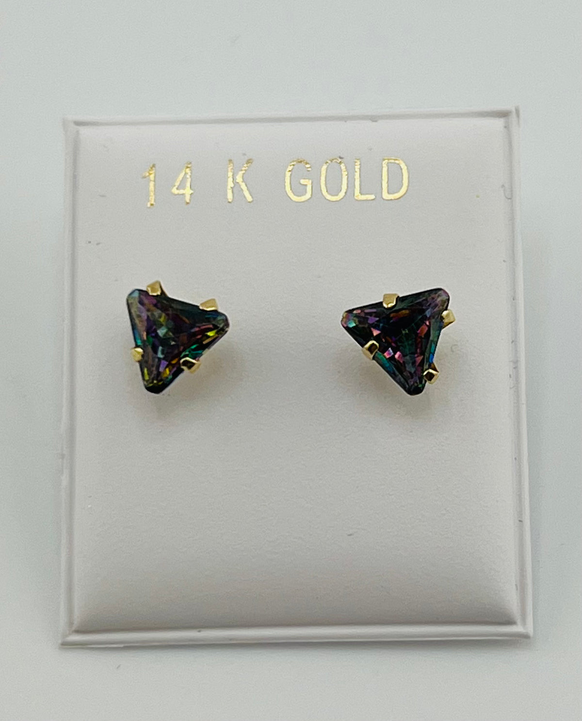 Baby earing triangle shape