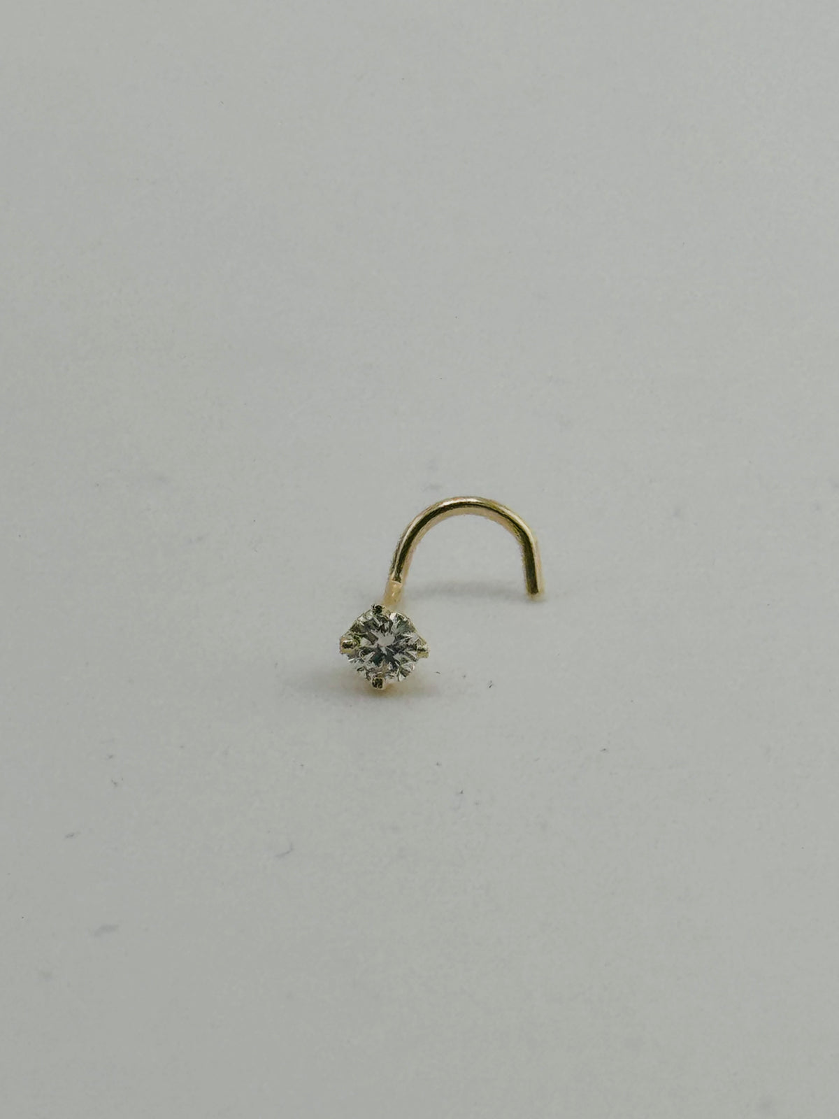 14k Diamond Nose earring
