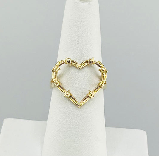 14k ring ladies  heart karol