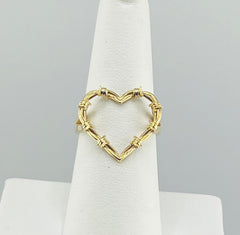 14k ring ladies  heart karol