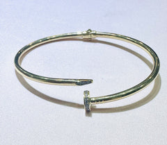 14k bangle clavo