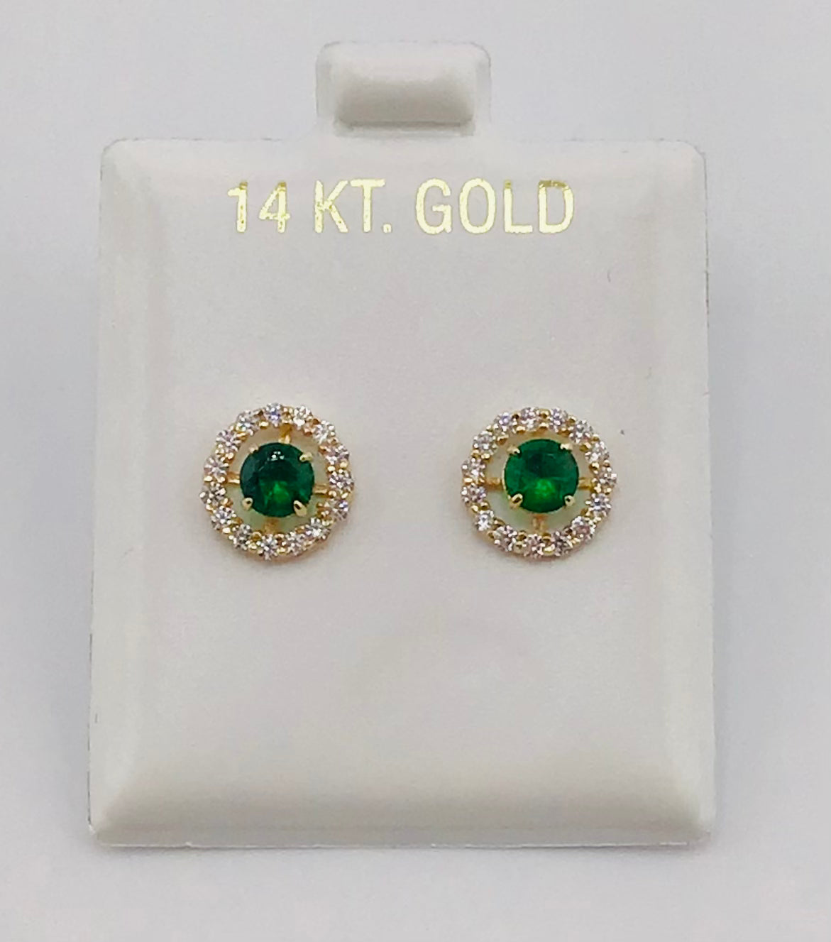 14k Baby earing flower