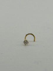 14k Diamond Nose earring