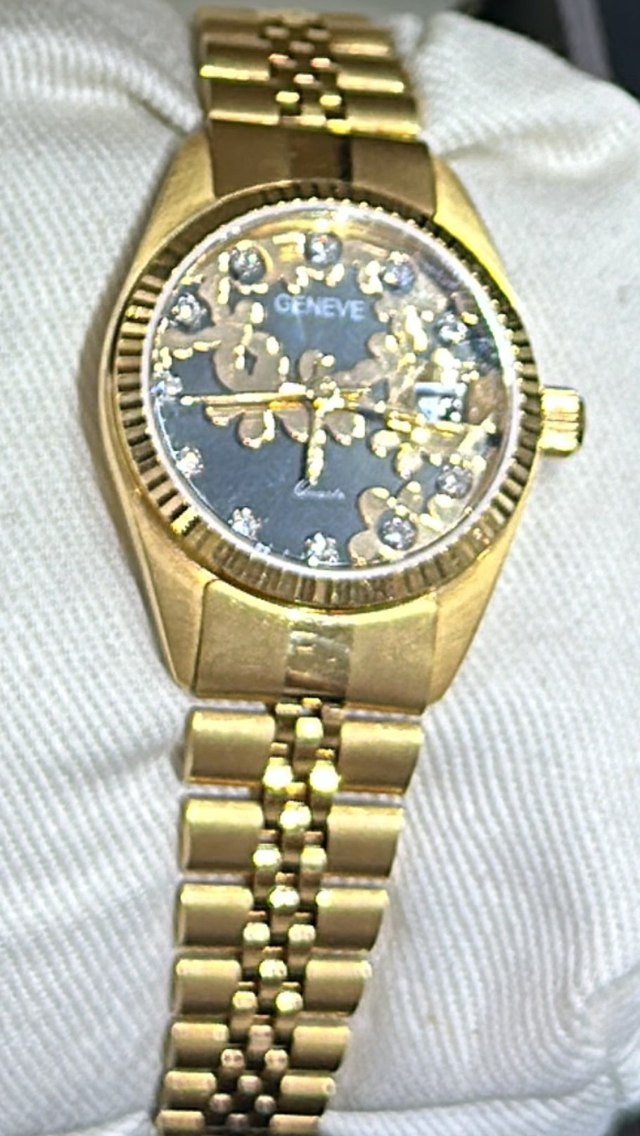21k solid gold watch