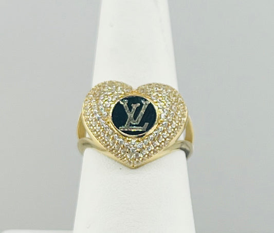 14k ring ladies heart