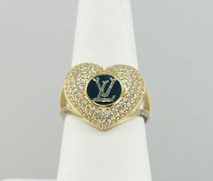 14k ring ladies heart
