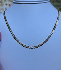 10k Necklace cuban style 18”