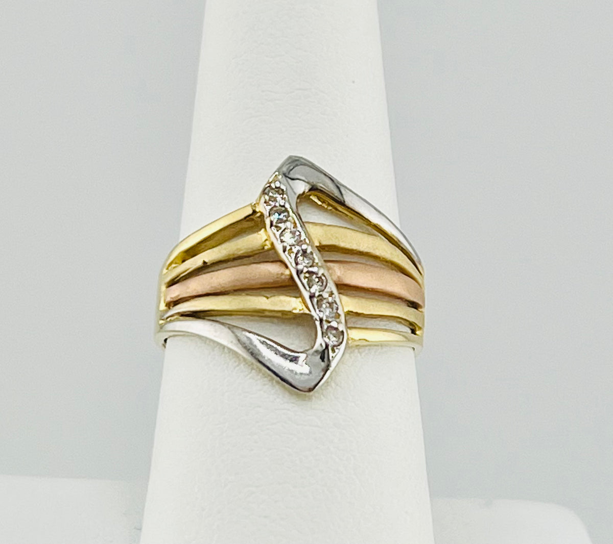 14k ring 3 color