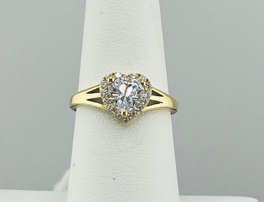 14k ring ladies heart
