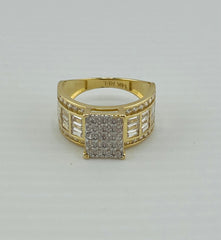 14k ring ladies engagement cz