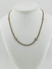 14k necklace shoker stones