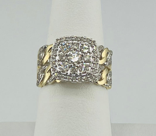 14k 1.00ct diamond ladies ring engagement