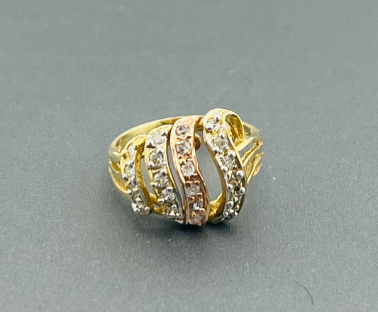 14k ring ladies stones