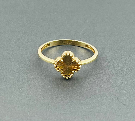14k flower ring