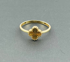 14k flower ring