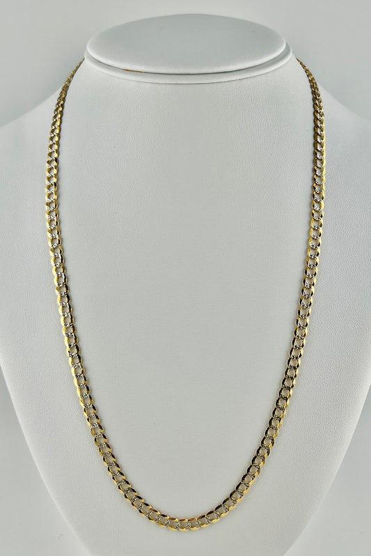 Cuban necklace 14k lui