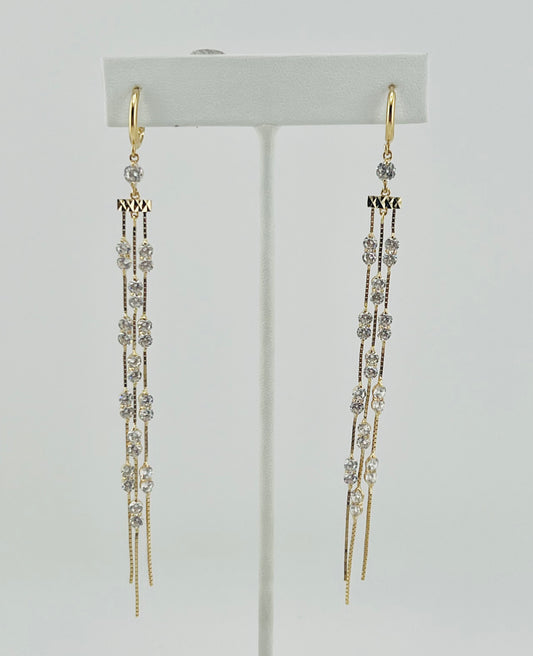 14k long earing ladies