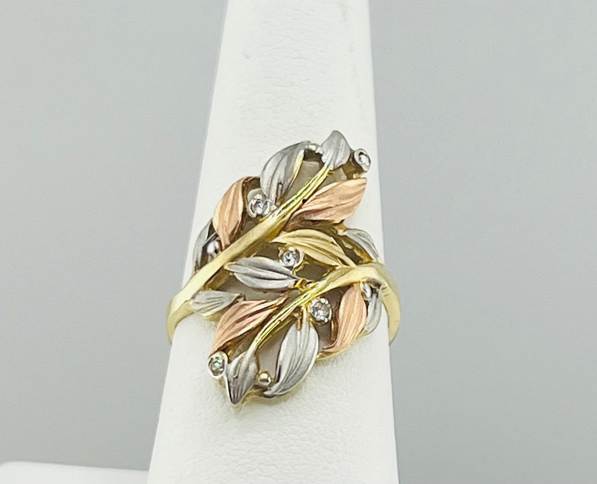 14k ring ladies 3colo