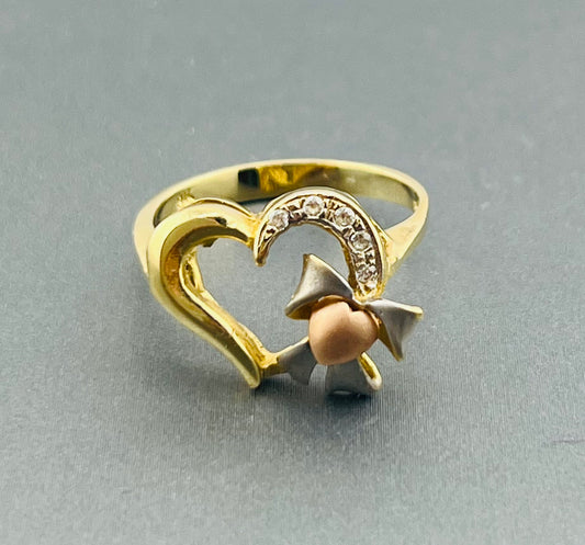 14k ring ladies heart