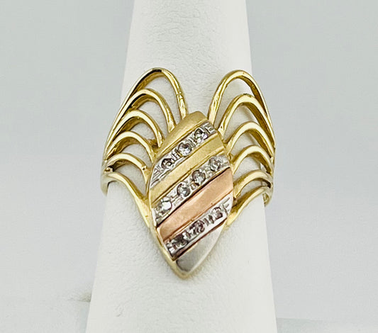 14k Ring 3 color
