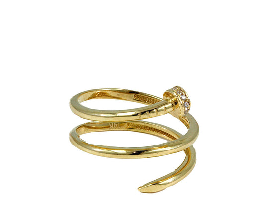 14k ring clavo