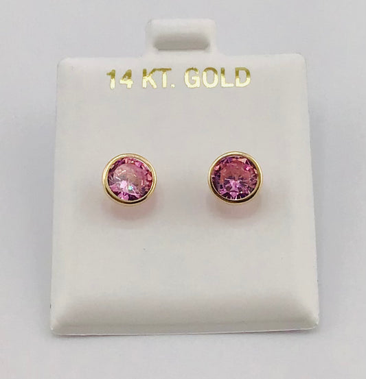 Baby earing color stone