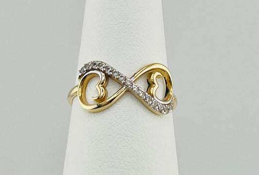 14k ring ladies infinity